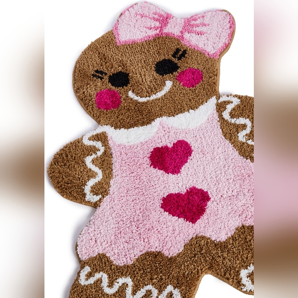Gingerbread Girl Cookie Rug - Picture 2 of 7